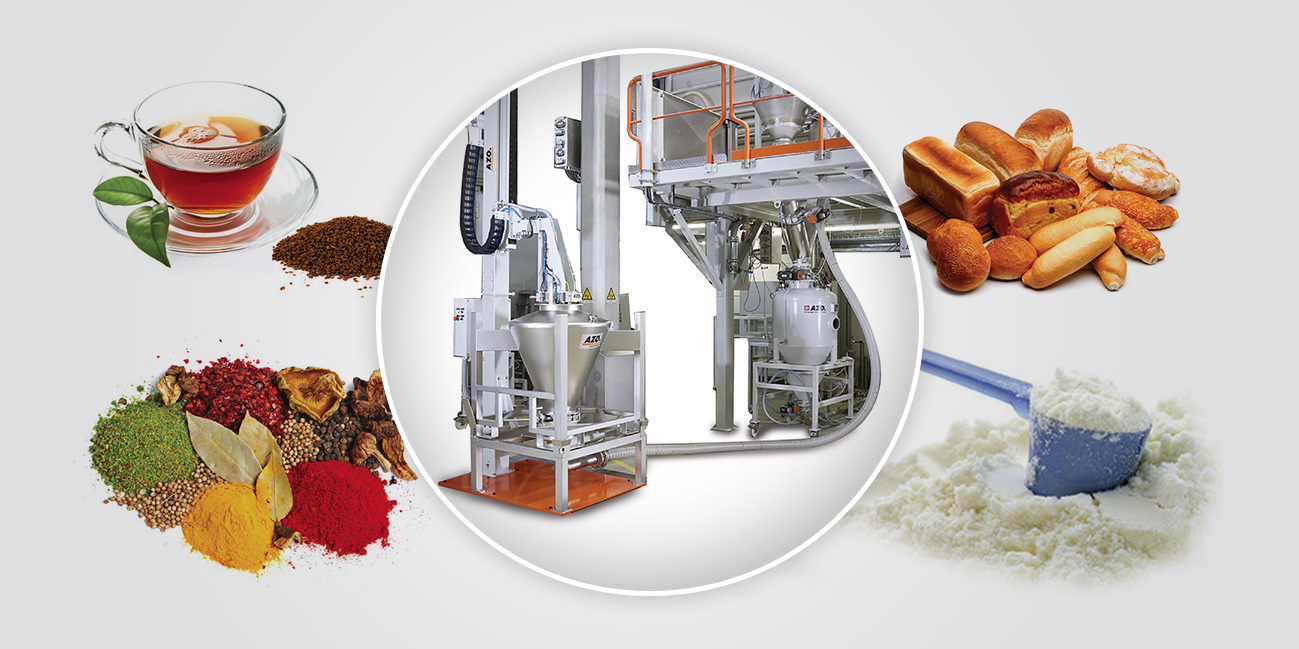 Ingredient automation and powder handling by AZO